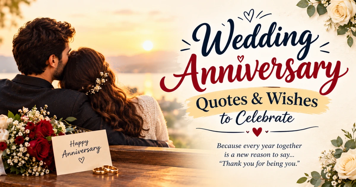 Wedding Anniversary Quotes & Wishes
